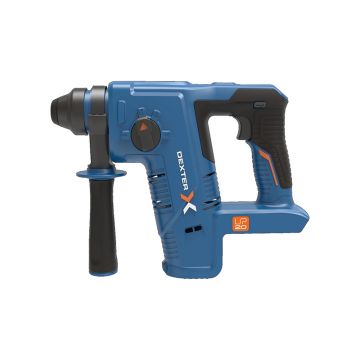 Ciocan rotopercutor Dexter, 20V, 1.7 J, SDS Plus, iluminare LED, maner cauciucat