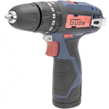 Masina de gaurit si insurubat cu acumulator BSB 12-201-20K Gude 58605, 12 V, 2 Ah