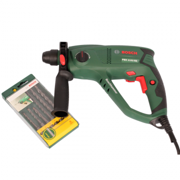 Ciocan rotopercutor Bosch PBH 2100 RE Compact ,3 functii, 550 W, Vario-Lock