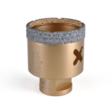 Carota diamantata Montolit FS-TI T-GOLD 50 mm - pt. portelan, ceramica, granit, marmura