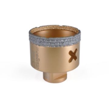 Carota diamantata Montolit FS-TI T-GOLD 60 mm - pt. portelan, ceramica, granit, marmura