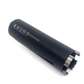 Carota diamantata PREMIUM ø57mm x 180mm x M16 pentru gaurire Beton armat, Zidarie, Granit - DXDY.P0117.57