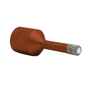 Carota diamantata pt. gresie portelanata & piatra - diam. 10mm -cu ceara- Profesional Standard - DXDY.REDrill.10