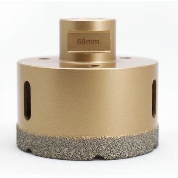 Carota diamantata pt. gresie portelanata & piatra - diam. 75mm - Premium - DXDY.GOLDrill.75