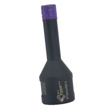 Carota diamantata pt. placi dure & gresie portelanata - diam. 10mm - 3DTECH - Super Premium - DXDY.NEODRILL.10