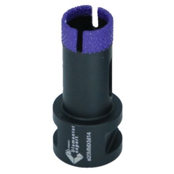 Carota diamantata pt. placi dure & gresie portelanata - diam. 20mm - 3DTECH - Super Premium - DXDY.NEODRILL.20