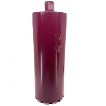 Carota diamantata segment Turbo Laser 3DTECH pt. beton armat diam. 162 x 400 (mm) - ULTRA Premium - DXQZ.3D1117.162