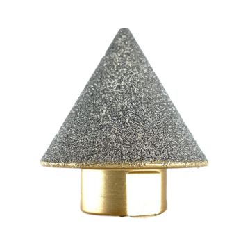 Freza diamantata conica pt. rectificari in placi ceramice, piatra, 2-38mm - DXDY.FCON.2-38
