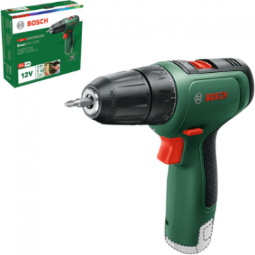 Masina De Gaurit/Insurubat 06039D3007 Cu Acumulator 2 Trepte De Putere EasyDrill 1200 Verde/Negru