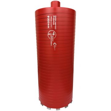 Carota diamantata cu micro-percutie pt. beton armat diam. 202 x 450 (mm) - Super Premium - DXDY.MP1117.202