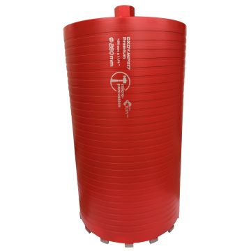 Carota diamantata cu micro-percutie pt. beton armat diam. 280 x 450 (mm) - Super Premium - DXDY.MP1117.280