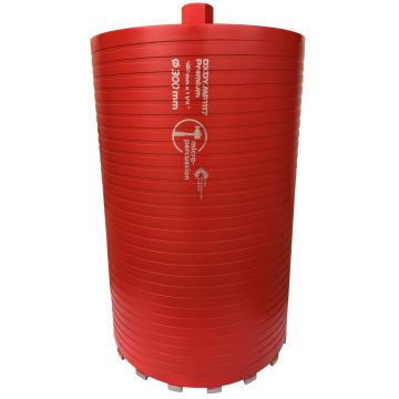 Carota diamantata cu micro-percutie pt. beton armat diam. 300 x 450 (mm) - Super Premium - DXDY.MP1117.300