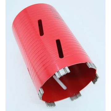 Carota diamantata Super PREMIUM ø127mm x 180mm x M16 pentru gaurire Beton armat, Zidarie, Granit - DXQZ.REDCORE.127