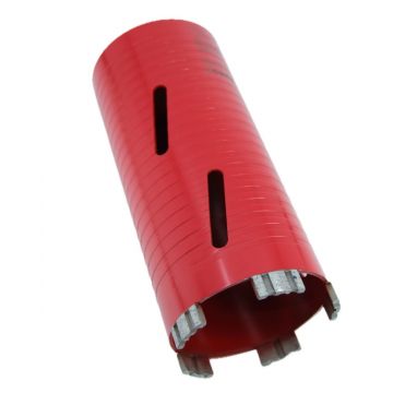 Carota diamantata Super PREMIUM ø89mm x 180mm x M16 pentru gaurire Beton armat, Zidarie, Granit - DXQZ.REDCORE.89