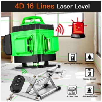 Laser auto-nivelare cu telecomanda laser de nivelare cross-line 360