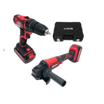Masina de gaurit cu acumulatori 24V si Polizor Unghiular cu acumulator 24V