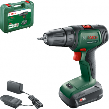 Masina de Gaurit si Insurubat UniversalDrill 18V 06039D4001 cu Acumulator 1.5Ah 18V si Incarcator in Valiza Transport Verde