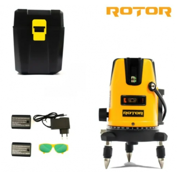 Nivela laser ROTOR RLE-3D, 3 linii mm 5m, 40 m