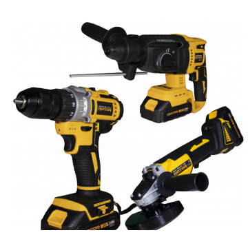POLIZOR UNGHIULAR, ROTOPERCUTOR, AUTOFILETANTA 21V