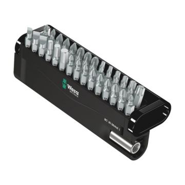 Set de biti cu suport BC 30 Metal 1 Wera 05057434001, 30 piese
