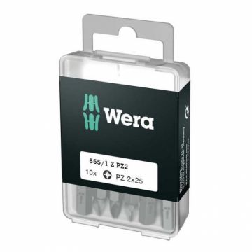 Set de biti Pozidrive 855 1 Z Wera 05072404001, PZ2x25 mm