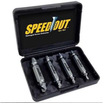 Set extractoare suruburi ROX Wood 153ROX0070, 2-8 mm, 4 piese